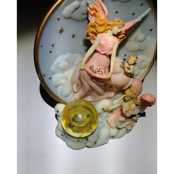 Vtg Collectors Cadona 1999 Guardian Angels collecting stars in sky 3D Decor - Picture 2 of 15